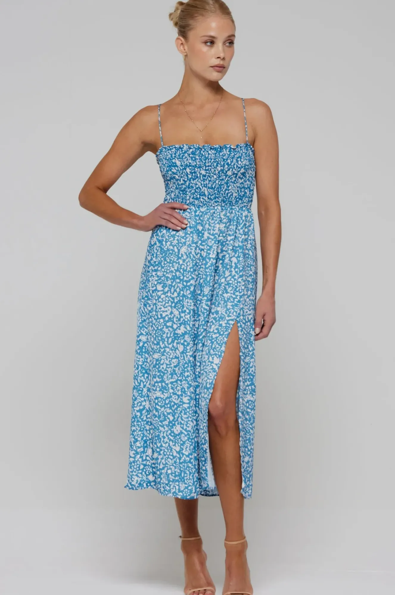 RESA Ashley Midi In Iris Fashion