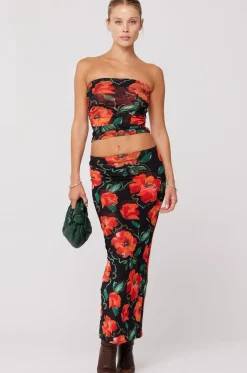 RESA Bonnie Mesh Top In Poppy Best Sale