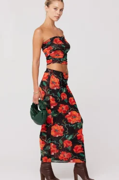 RESA Bonnie Mesh Top In Poppy Best Sale