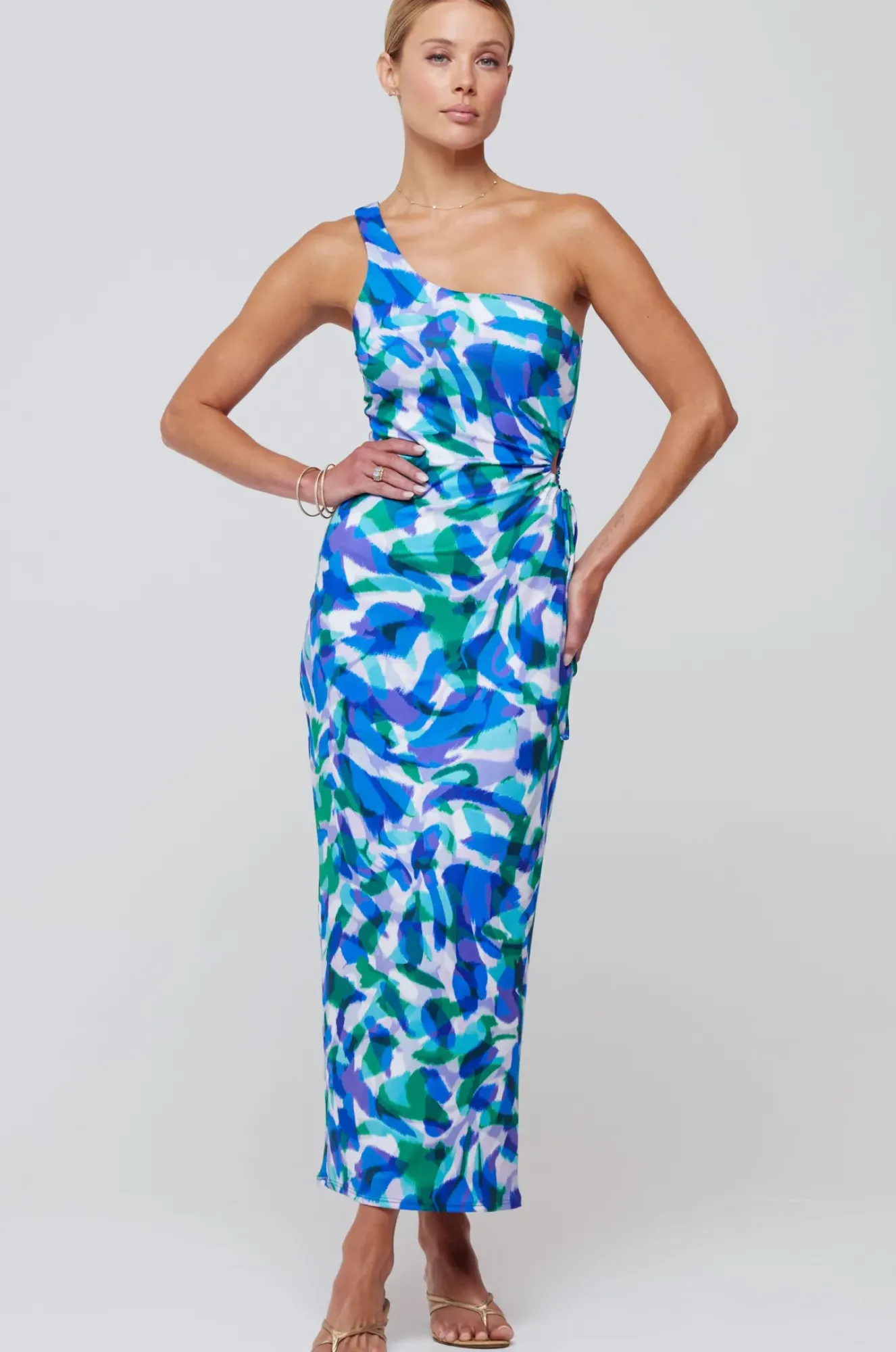 RESA Caley Dress In Aqua Sale