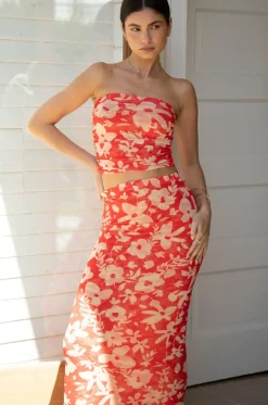 RESA Clyde Mesh Skirt In Frida Fashion