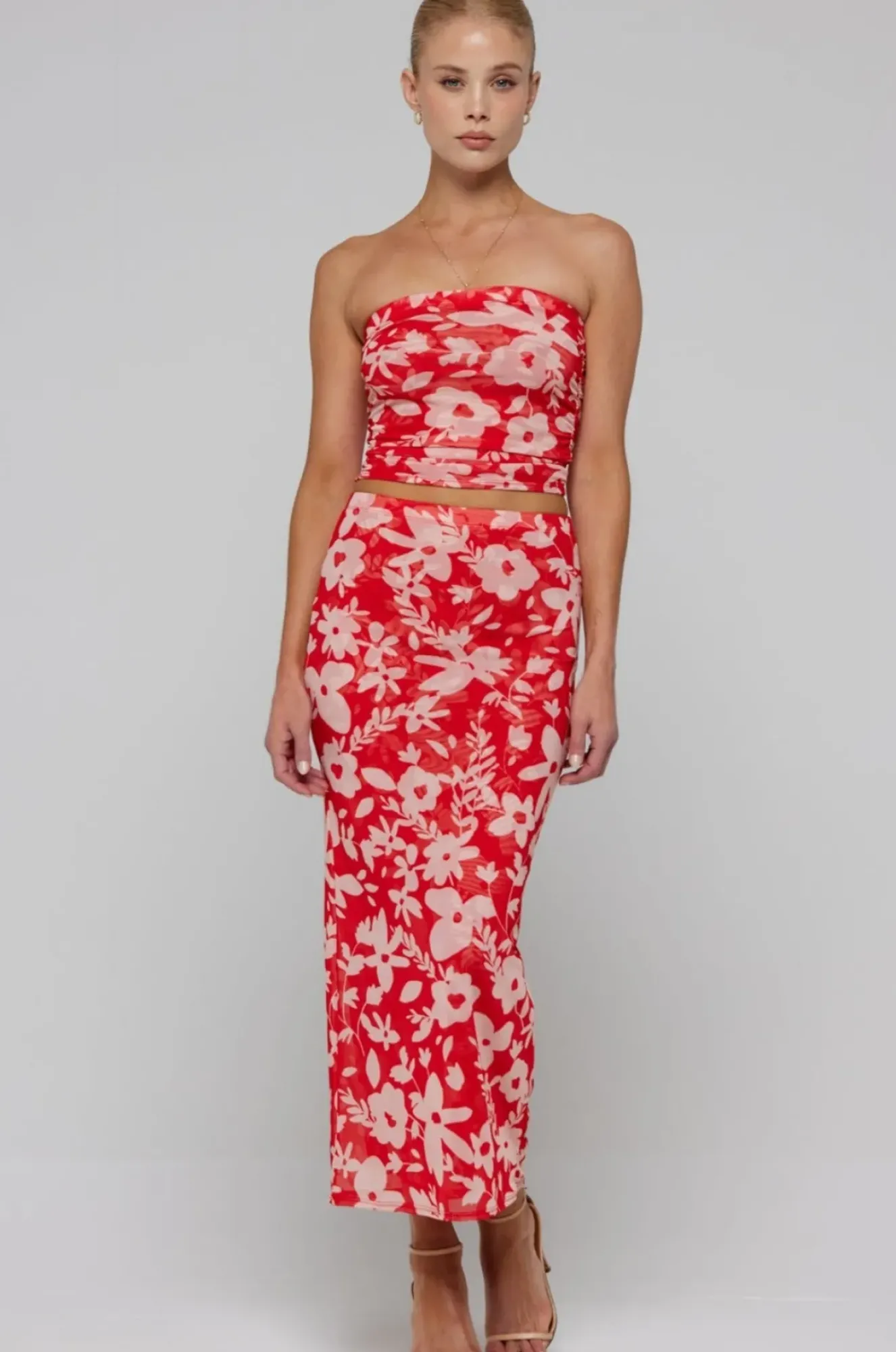RESA Clyde Mesh Skirt In Frida Fashion