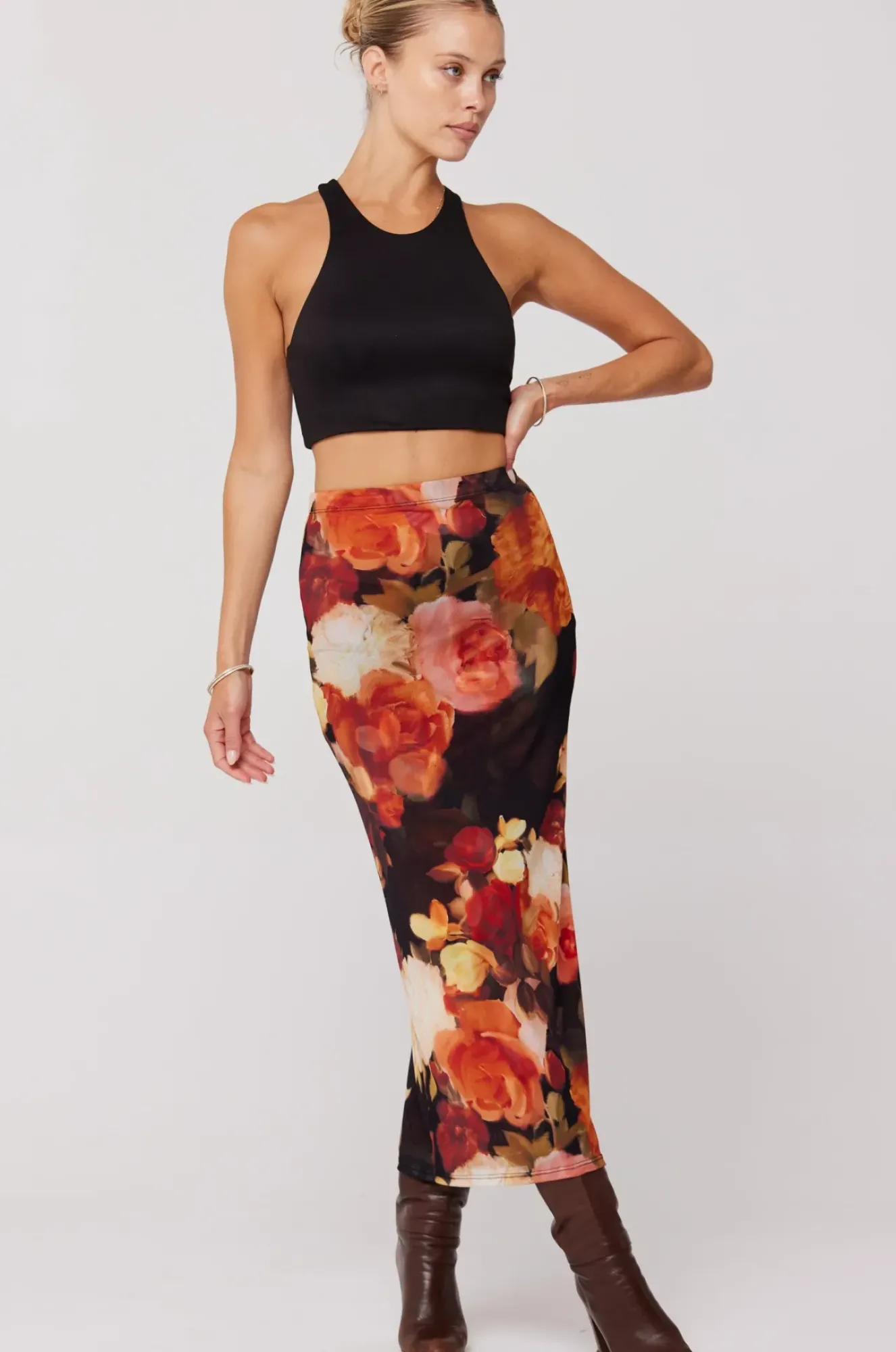 RESA Clyde Mesh Skirt In Muse Store