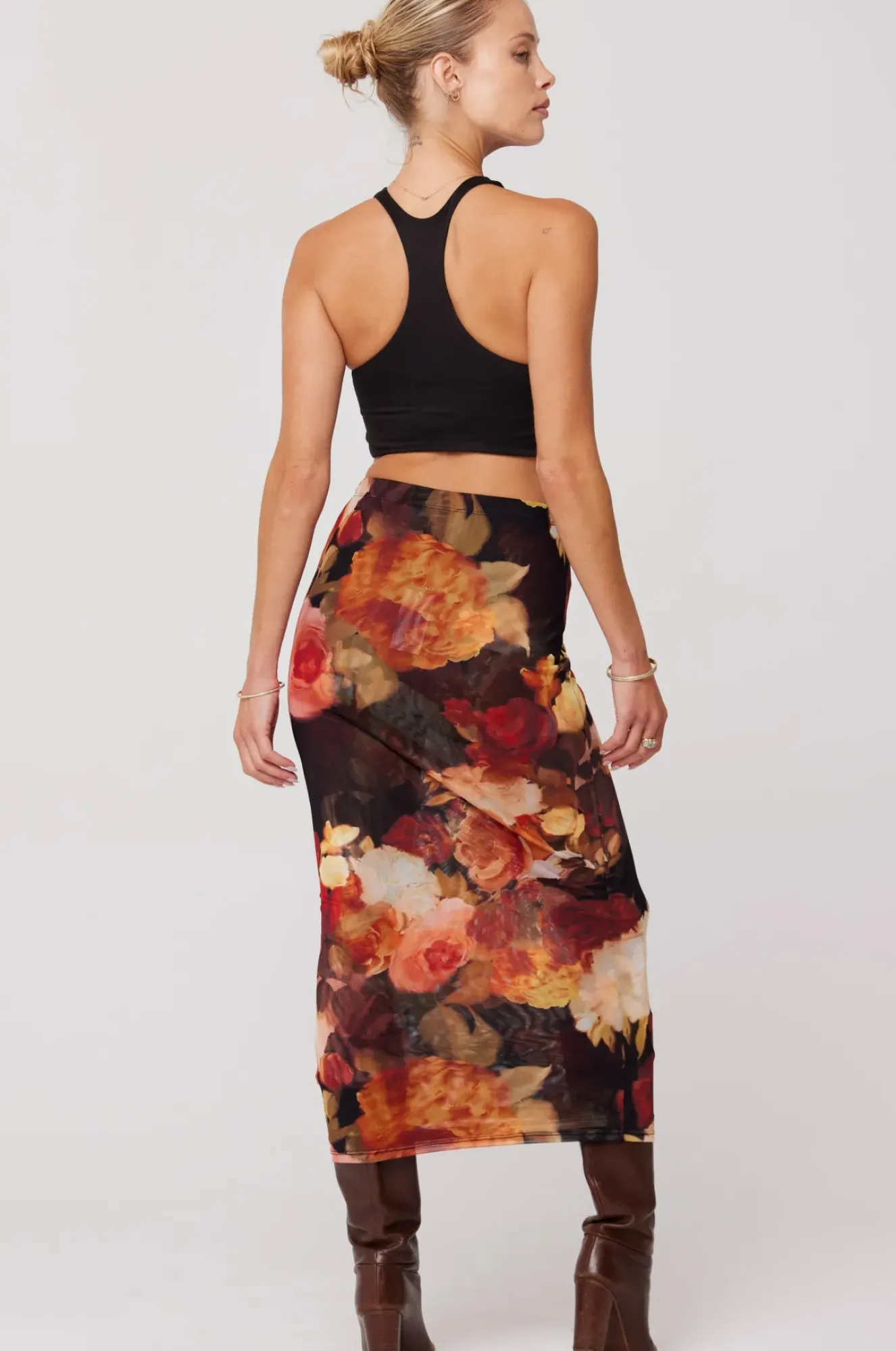 RESA Clyde Mesh Skirt In Muse Store