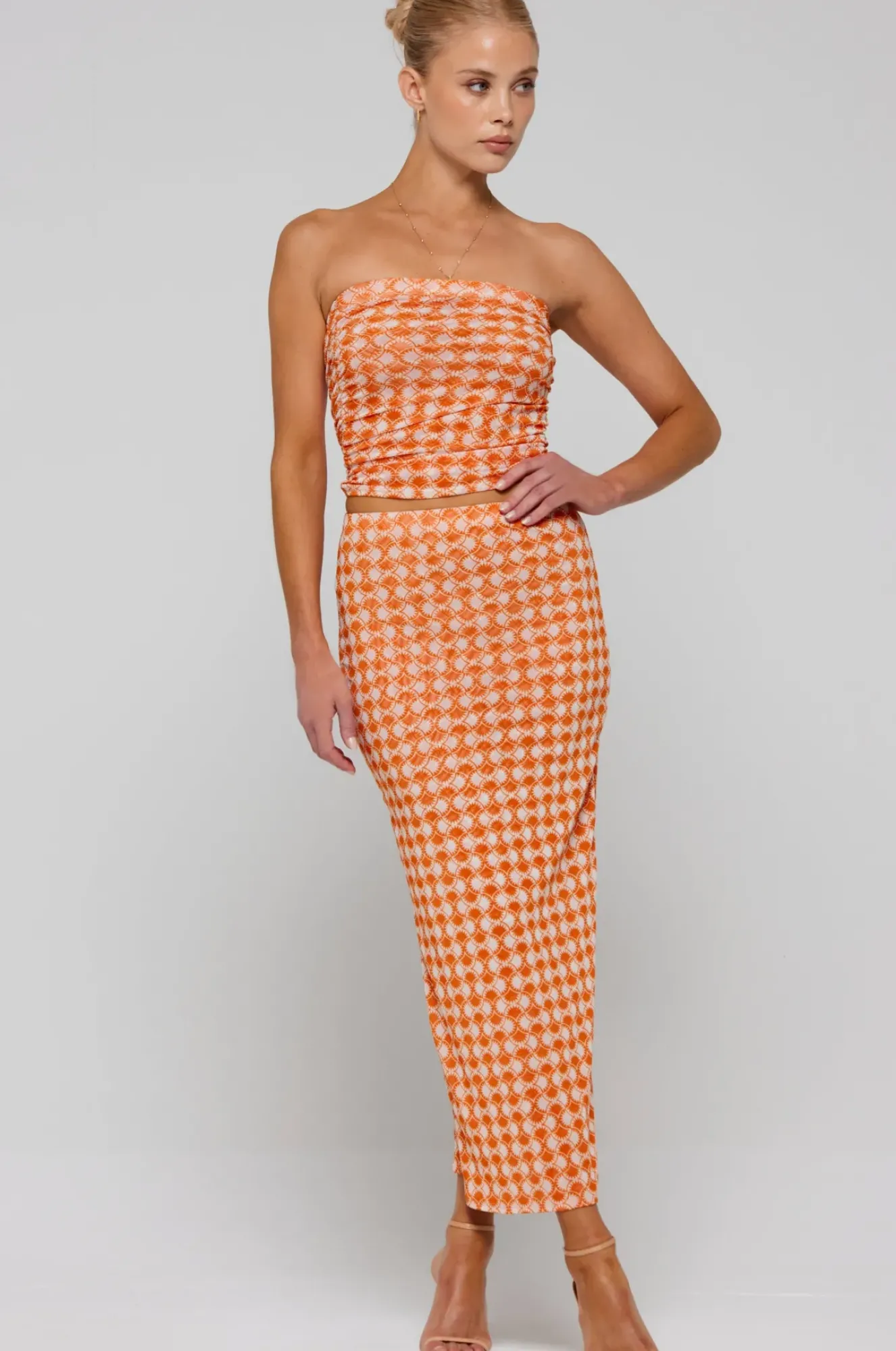 RESA Clyde Mesh Skirt In Solstice Fashion