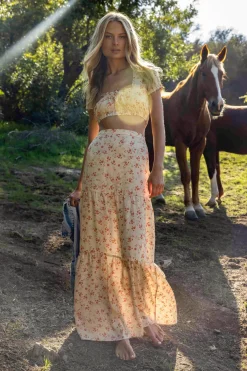 RESA Daisy Top In Wildflower Flash Sale