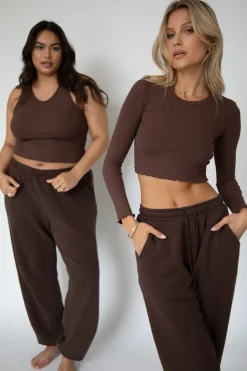 RESA Eddy Top In Brown Discount