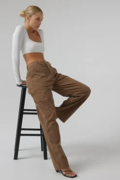 RESA Elsa Cargo Pant In Espresso New