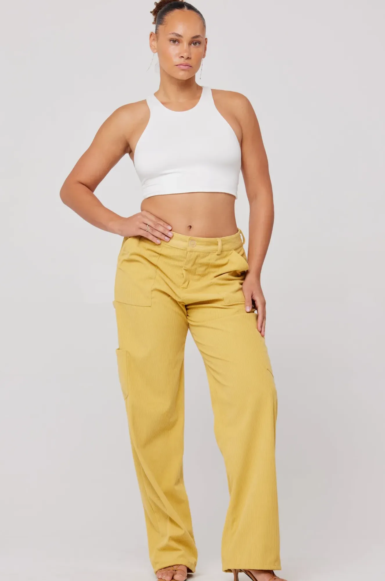 RESA Elsa Cargo Pant In Mustard Clearance