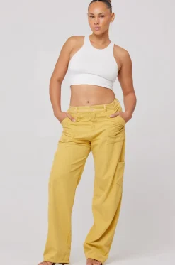 RESA Elsa Cargo Pant In Mustard Clearance