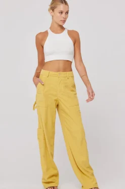 RESA Elsa Cargo Pant In Mustard Clearance