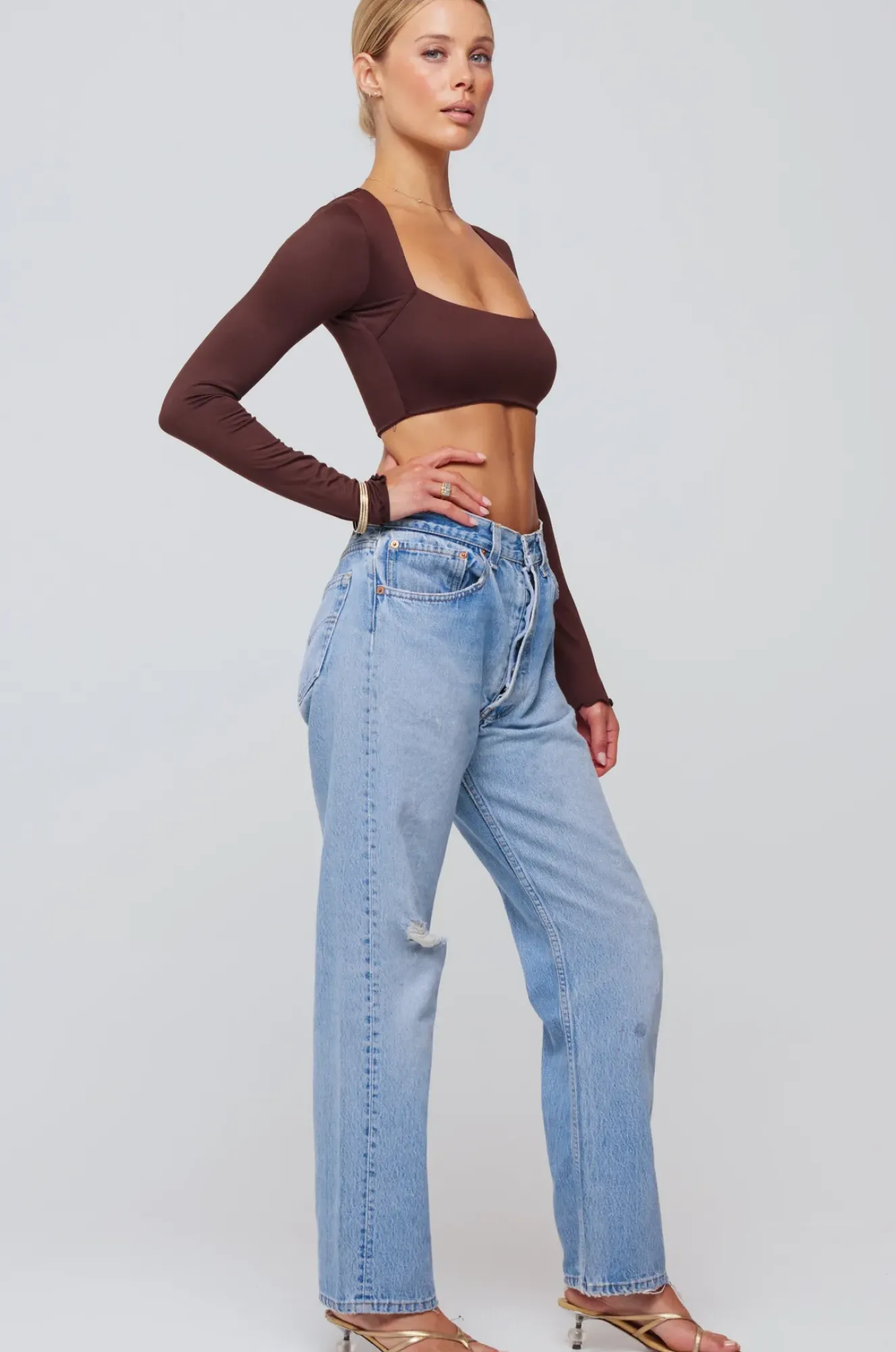 RESA Emily Top In Chocolate Cheap