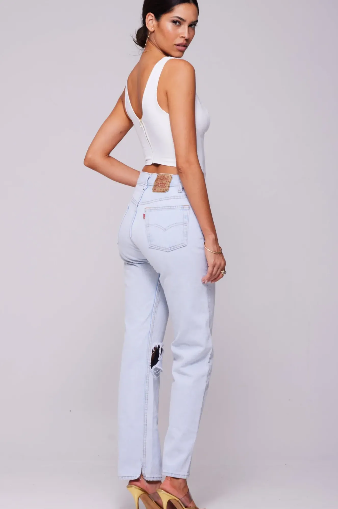 RESA Gigi Corset In White Cheap