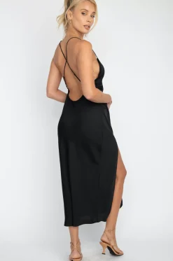 RESA Harper Midi Dress In Black Fashion