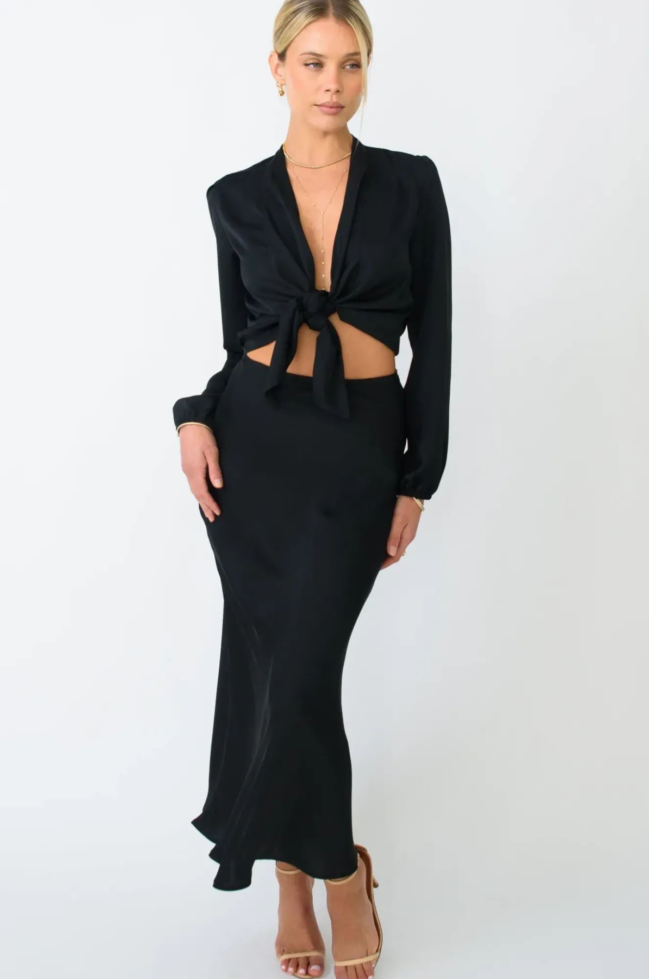 RESA Isla Skirt In Black Best Sale