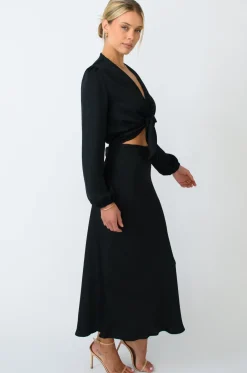 RESA Isla Skirt In Black Best Sale