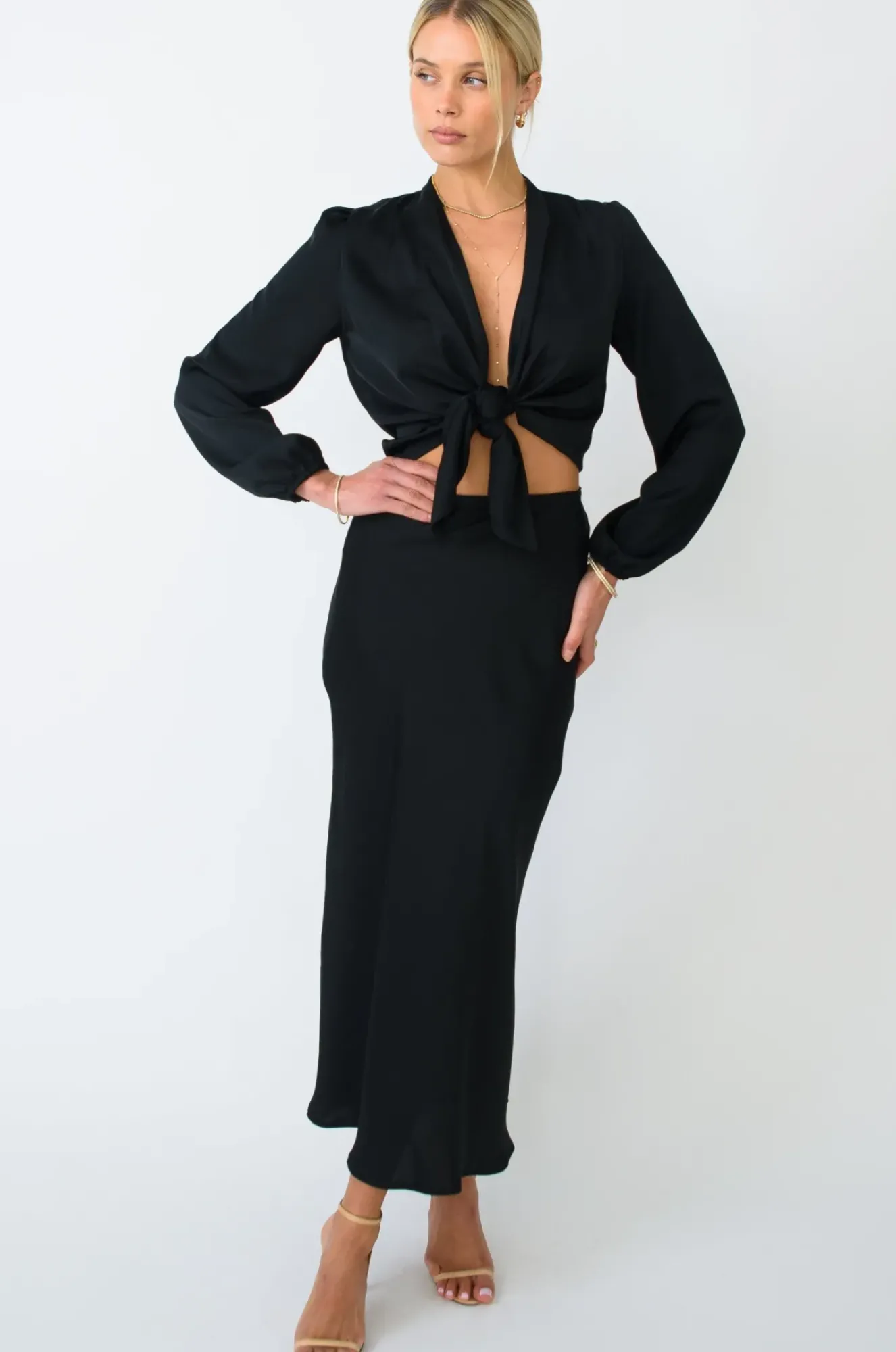 RESA Isla Skirt In Black Best Sale