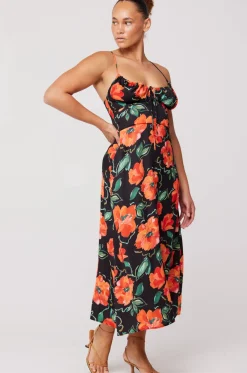 RESA Kaitlyn Midi In Poppy Discount