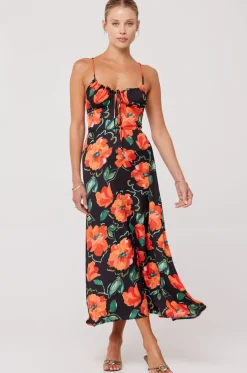 RESA Kaitlyn Midi In Poppy Discount