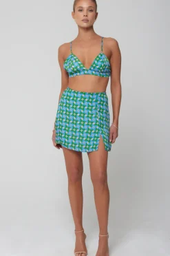 RESA Kenzie Skirt In Oasis Hot