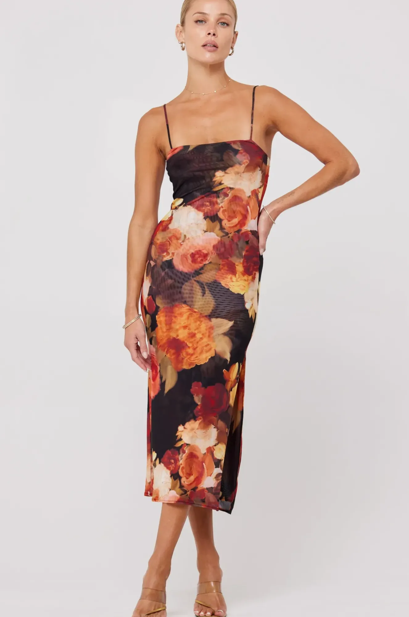 RESA Kiele Mesh Dress In Muse Flash Sale