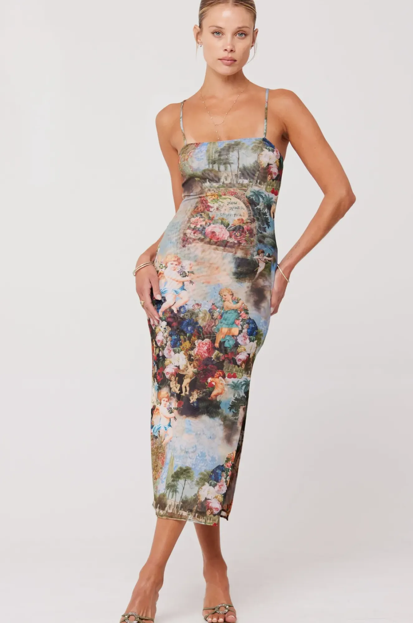 RESA Kiele Mesh Dress In Shakespeare Online