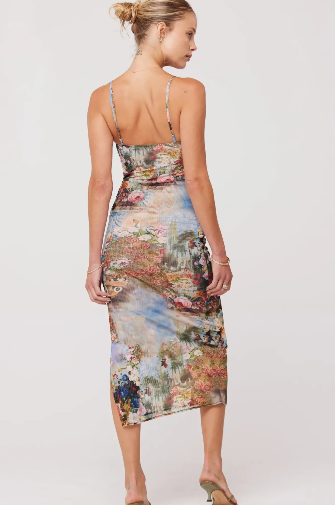 RESA Kiele Mesh Dress In Shakespeare Online