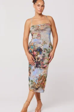 RESA Kiele Mesh Dress In Shakespeare Online