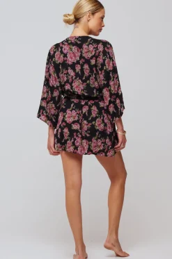 RESA Kimono Robe Vintage Floral Cheap