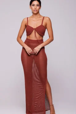 RESA Kori Skirt In Brick Clearance