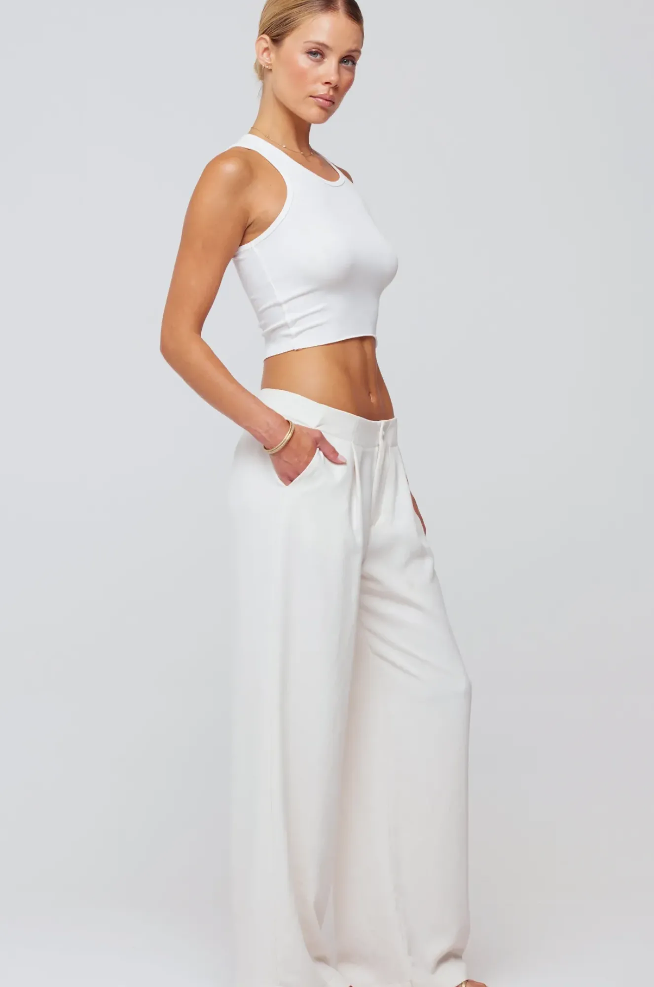 RESA Malcolm Trousers In Cream New