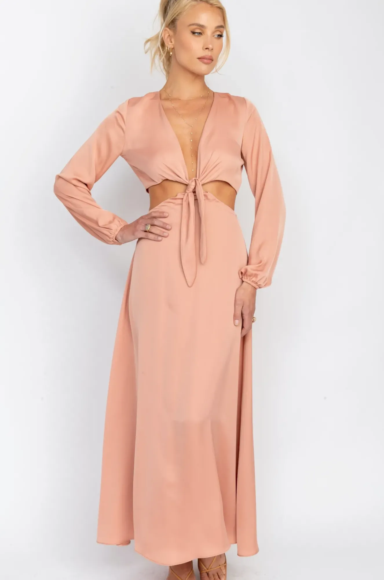 RESA Noelle Maxi In Blush Shop