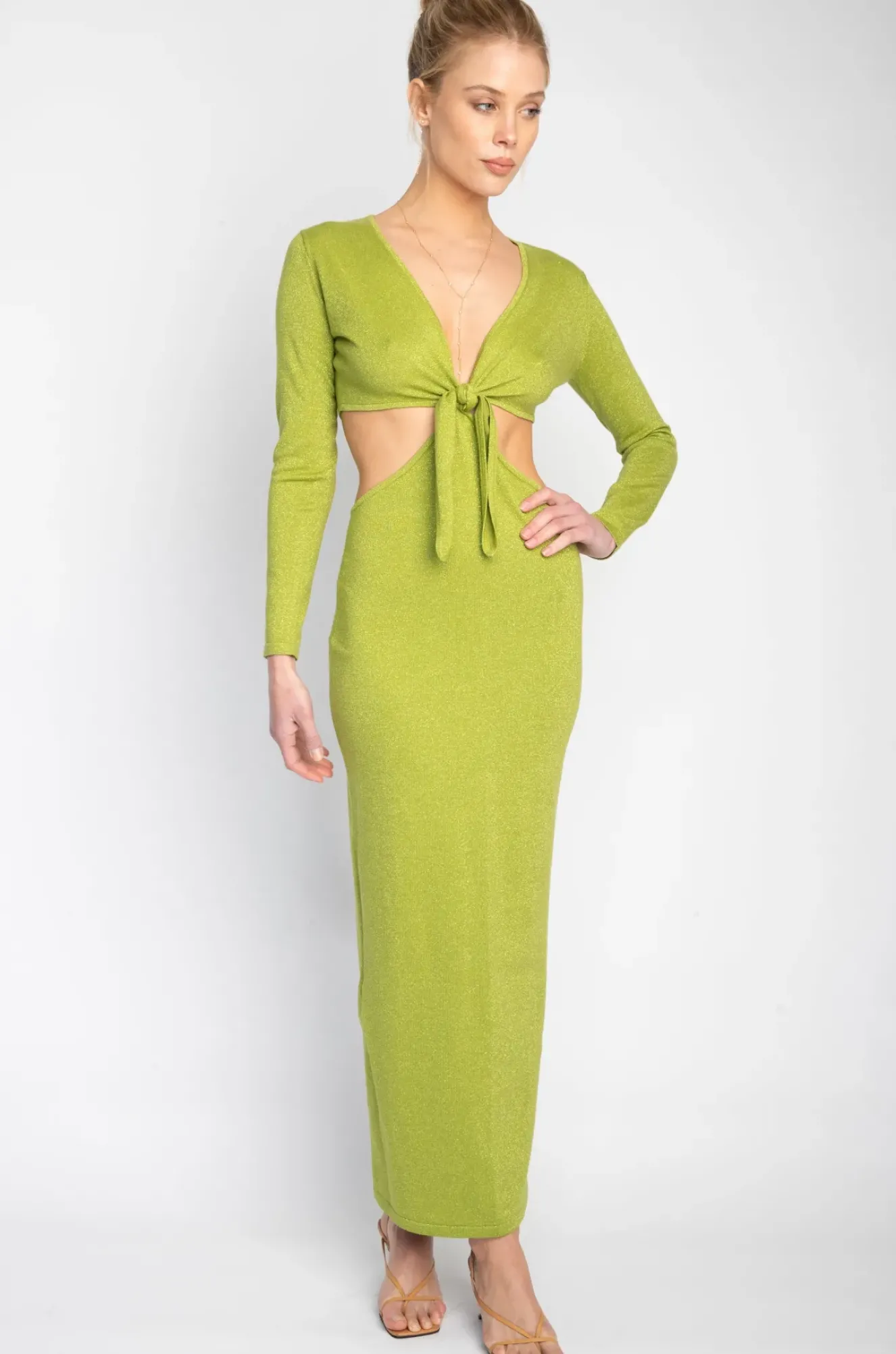RESA Noelle Maxi In Lime Cheap