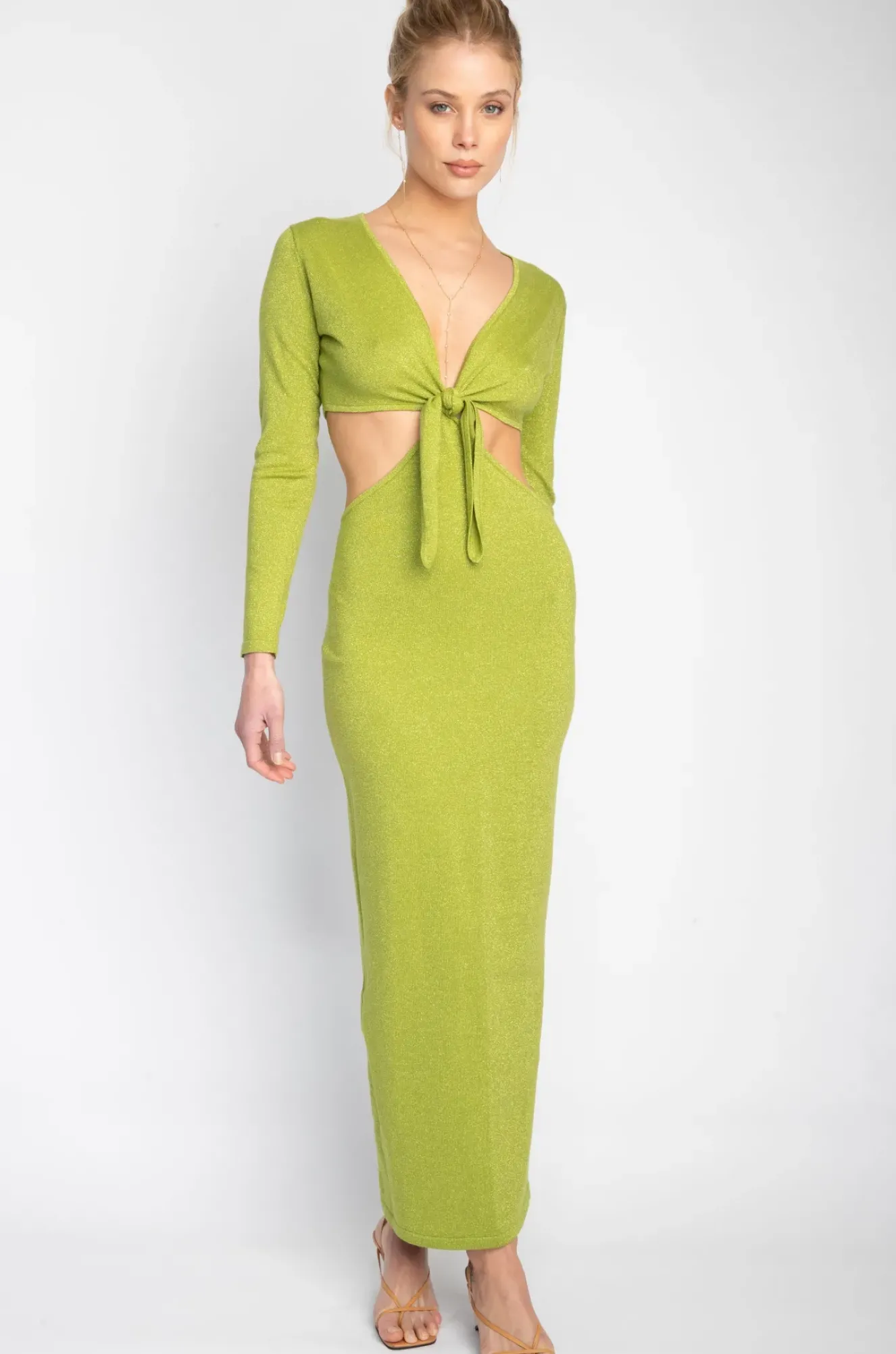 RESA Noelle Maxi In Lime Cheap