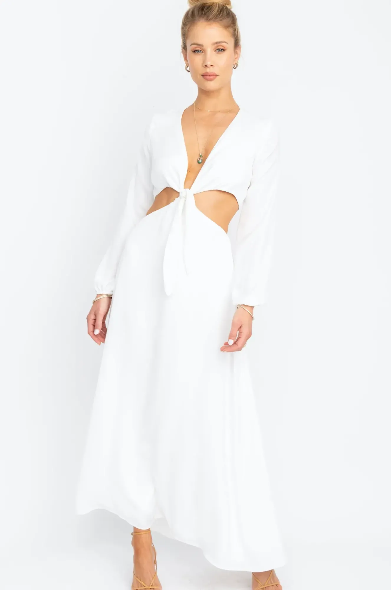 RESA Noelle Maxi In White Clearance