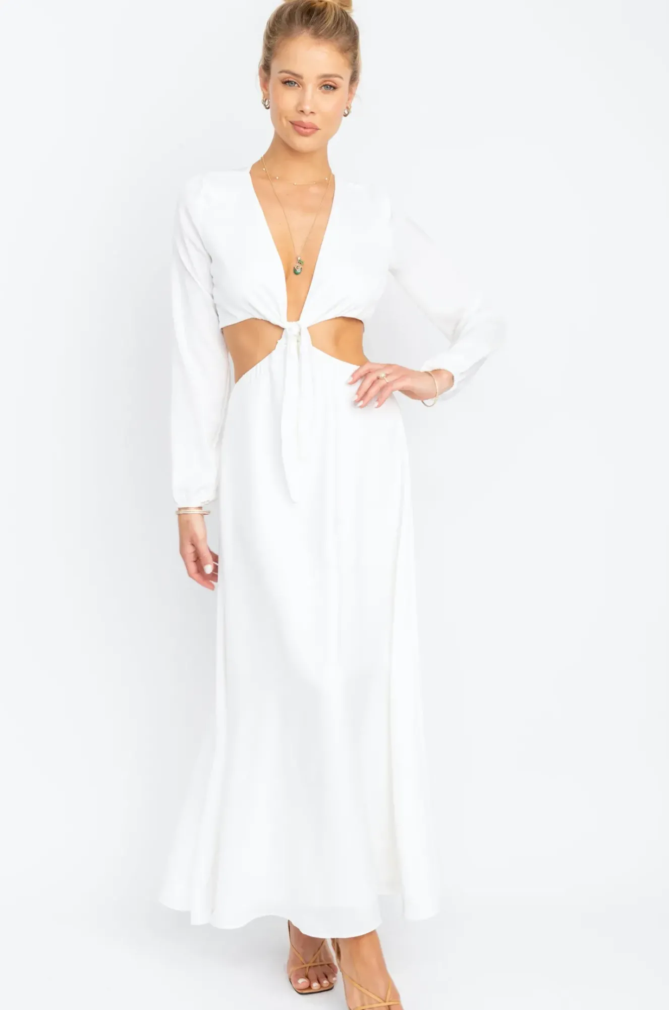 RESA Noelle Maxi In White Clearance