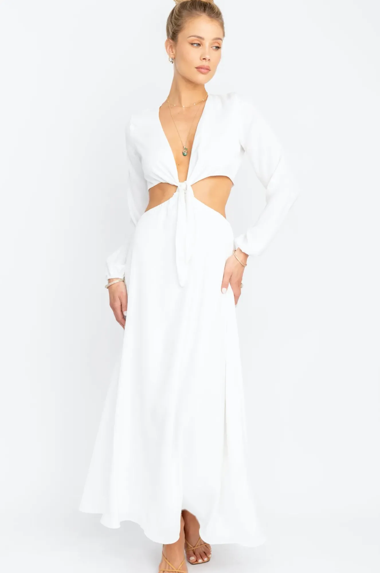 RESA Noelle Maxi In White Clearance