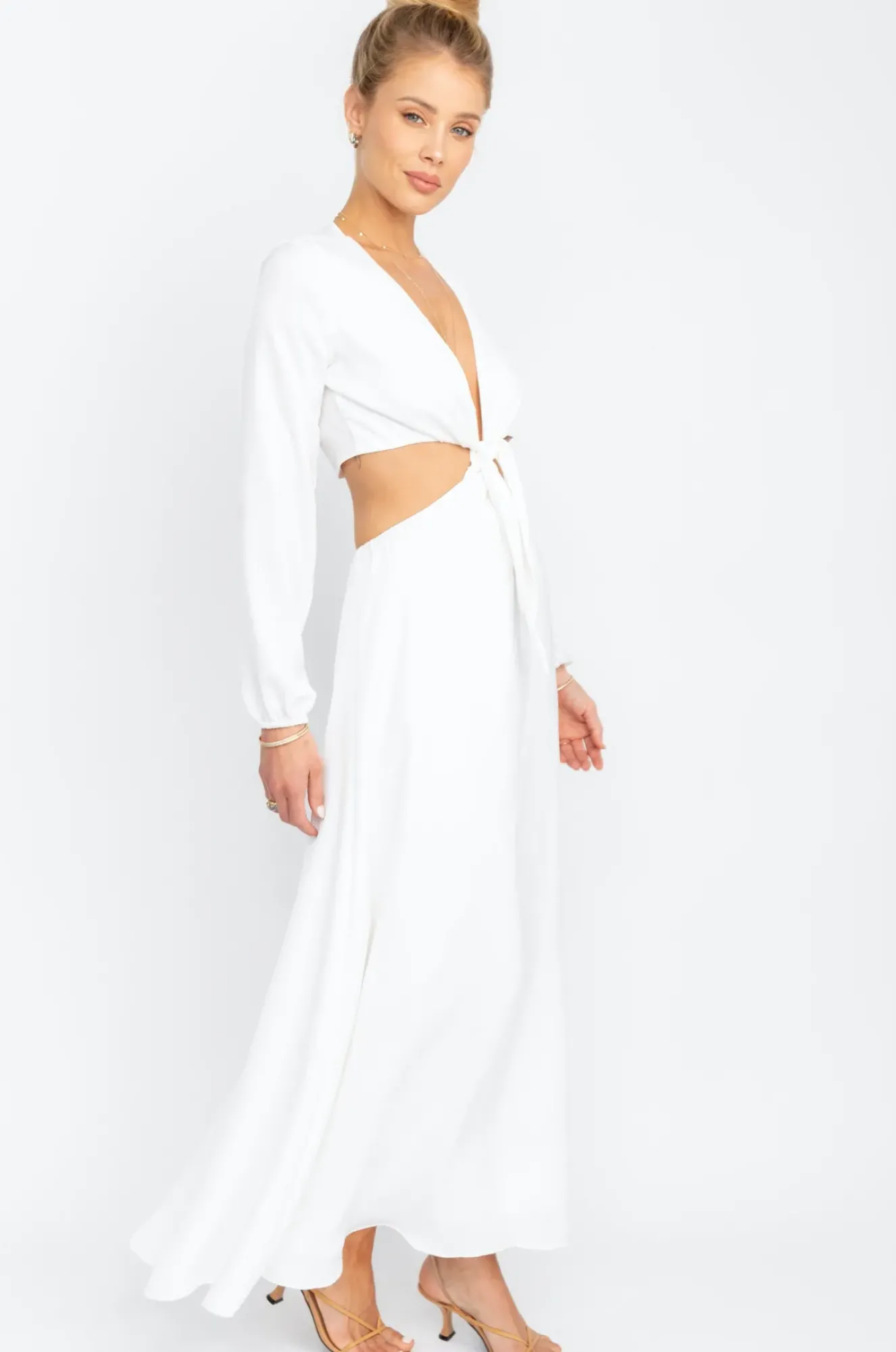 RESA Noelle Maxi In White Clearance