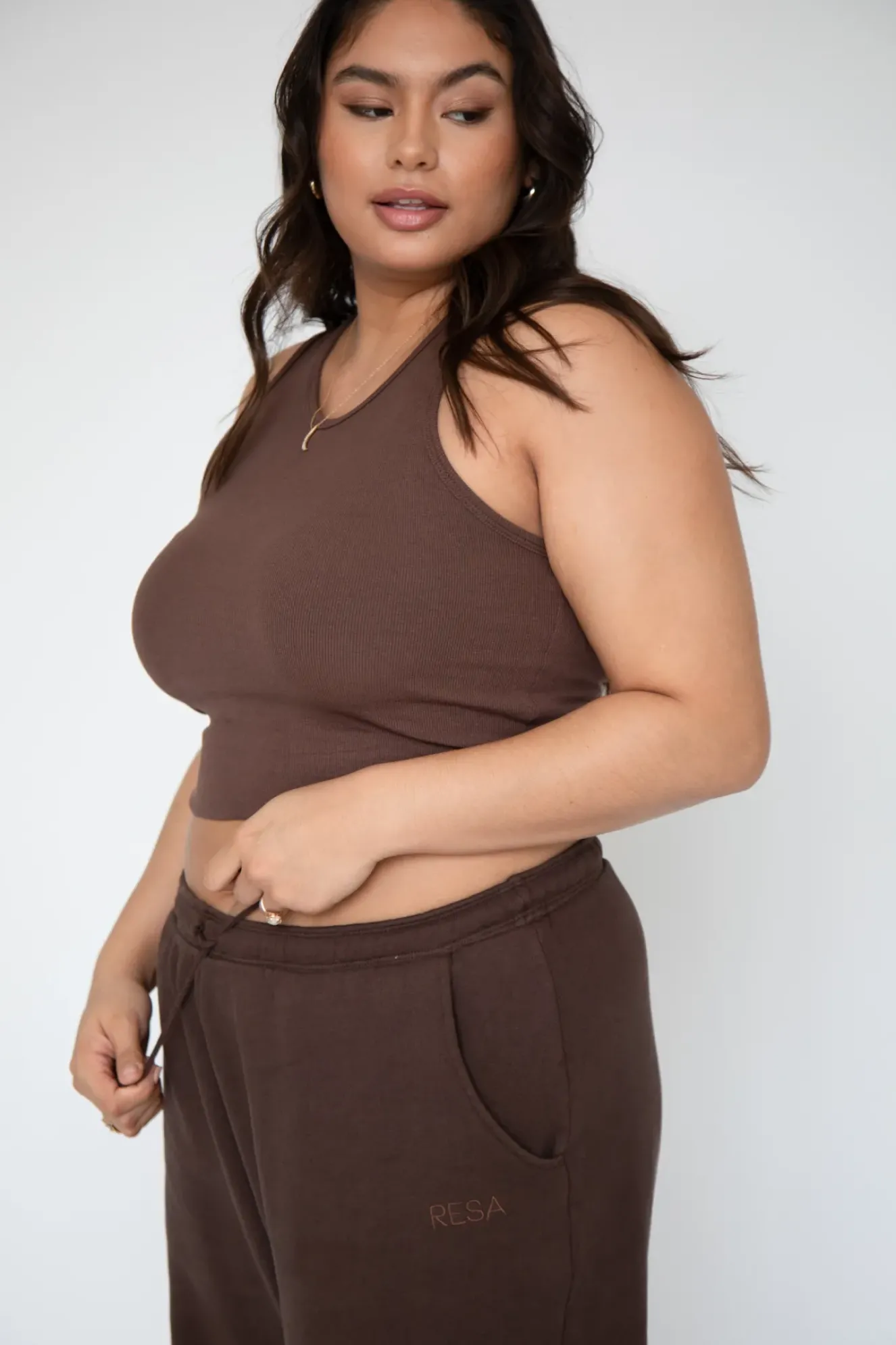RESA Og Tank In Brown Fashion