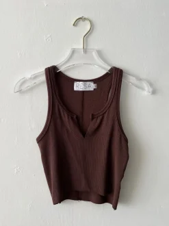 RESA Ozzy Tank In Brown Flash Sale