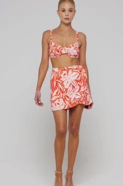 RESA Pepper Bra Top In Clementine Outlet