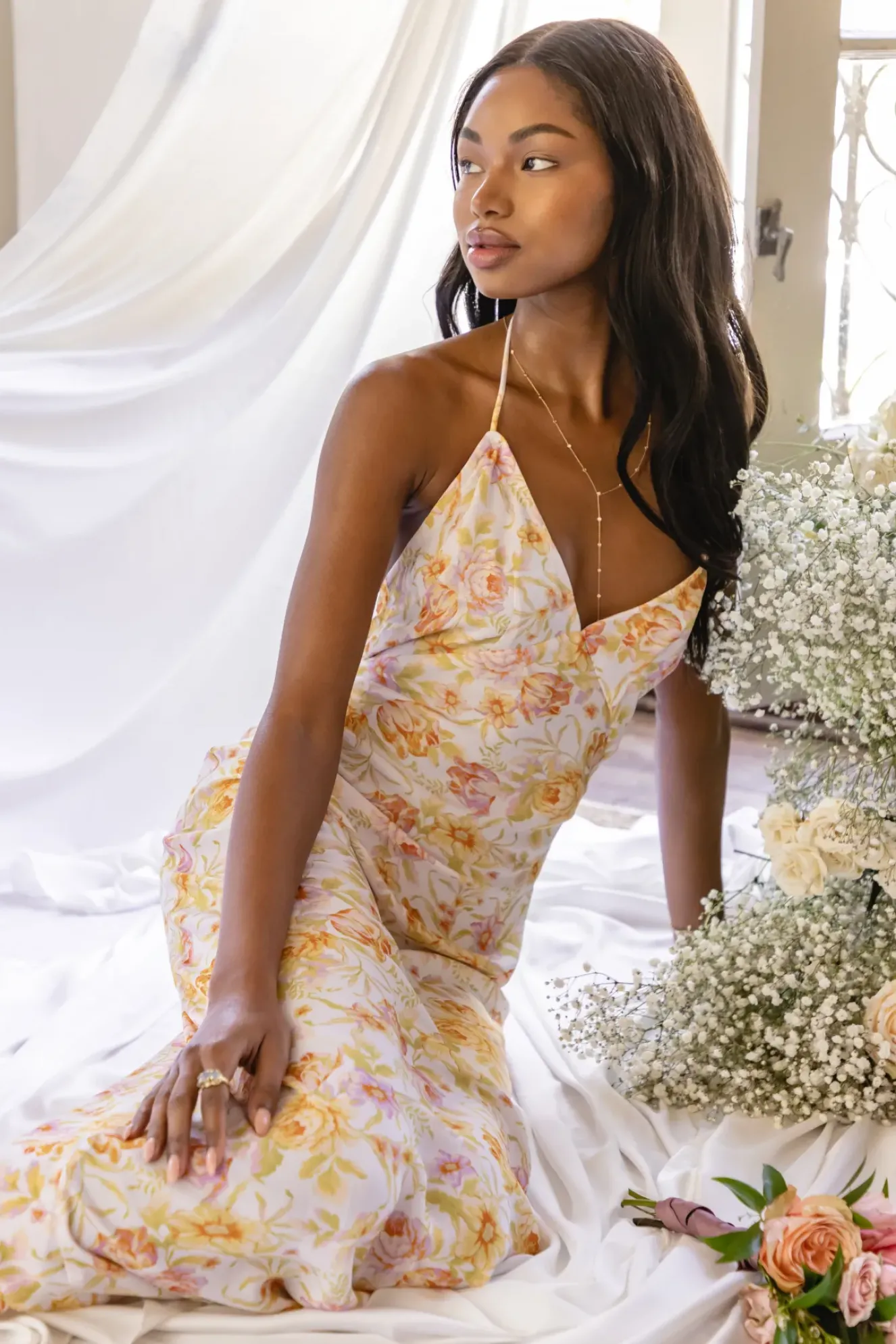 RESA Pfeiffer Dress In Gardenia Cheap