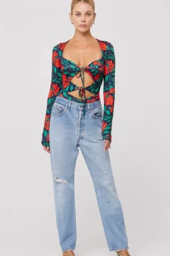 RESA Presley Bodysuit In Mistletoe Cheap