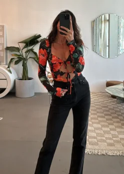 RESA Presley Bodysuit In Poppy Clearance