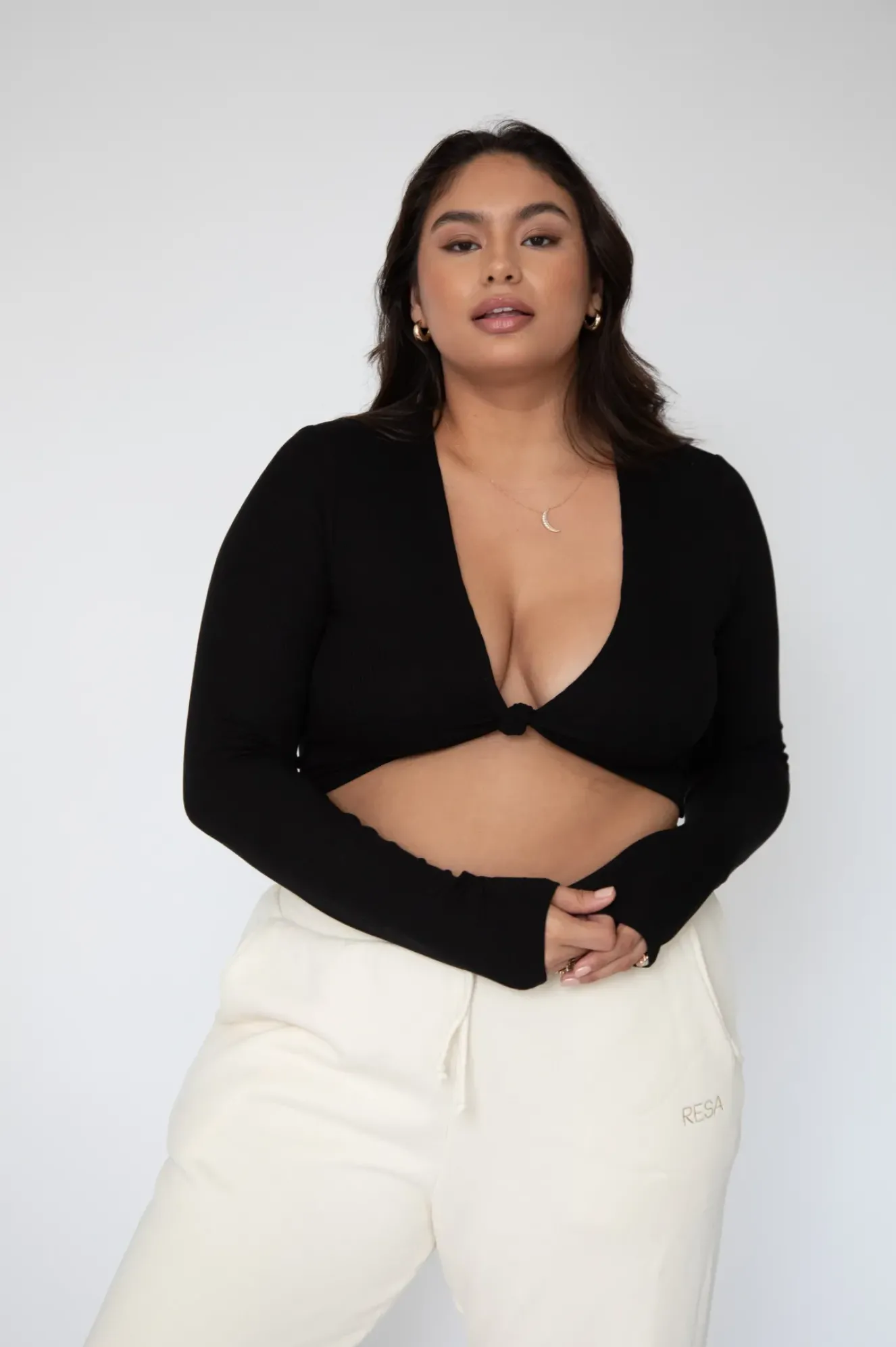RESA Quinn Top In Black New