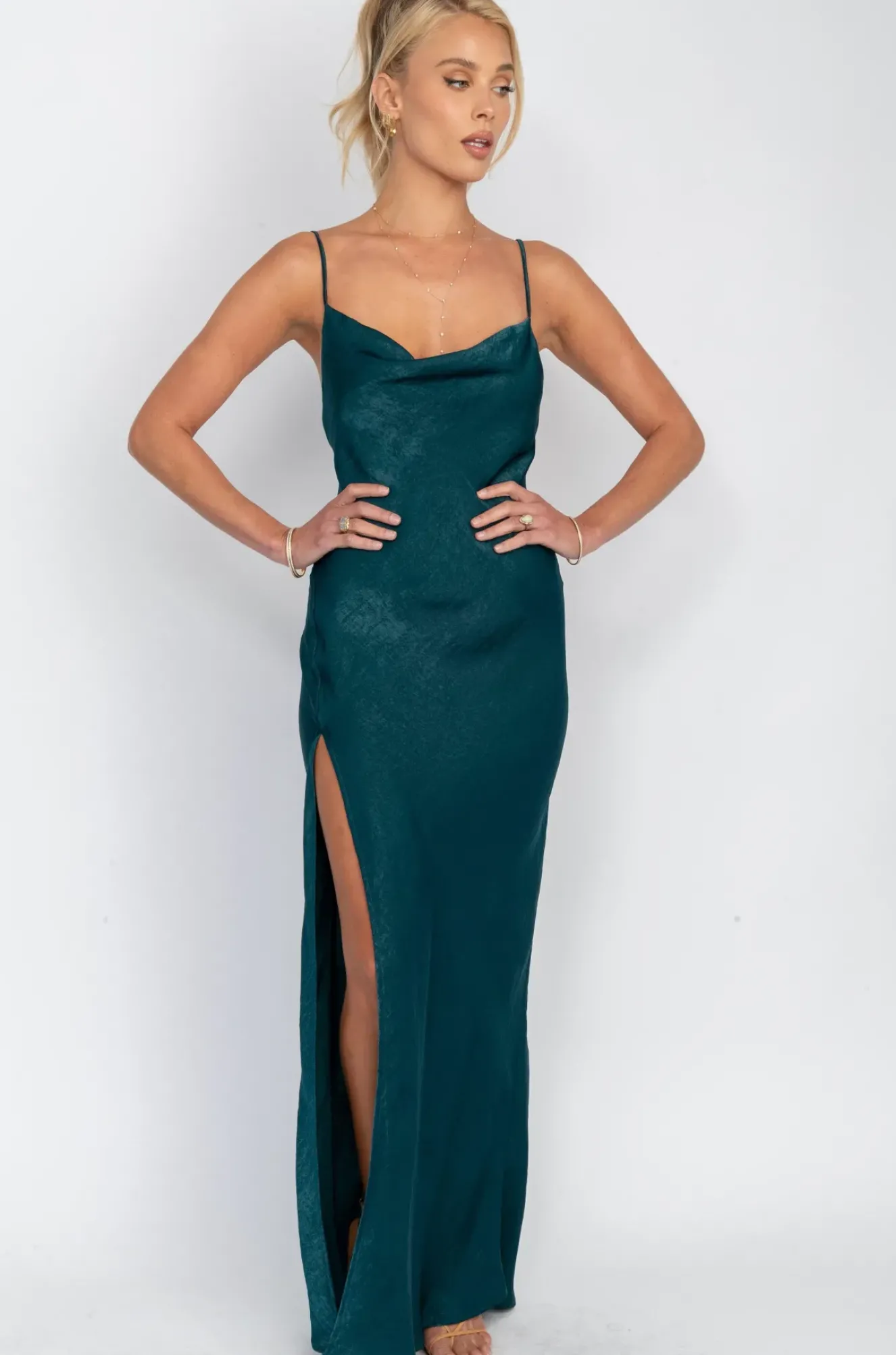 RESA River Slip In Emerald Fashion