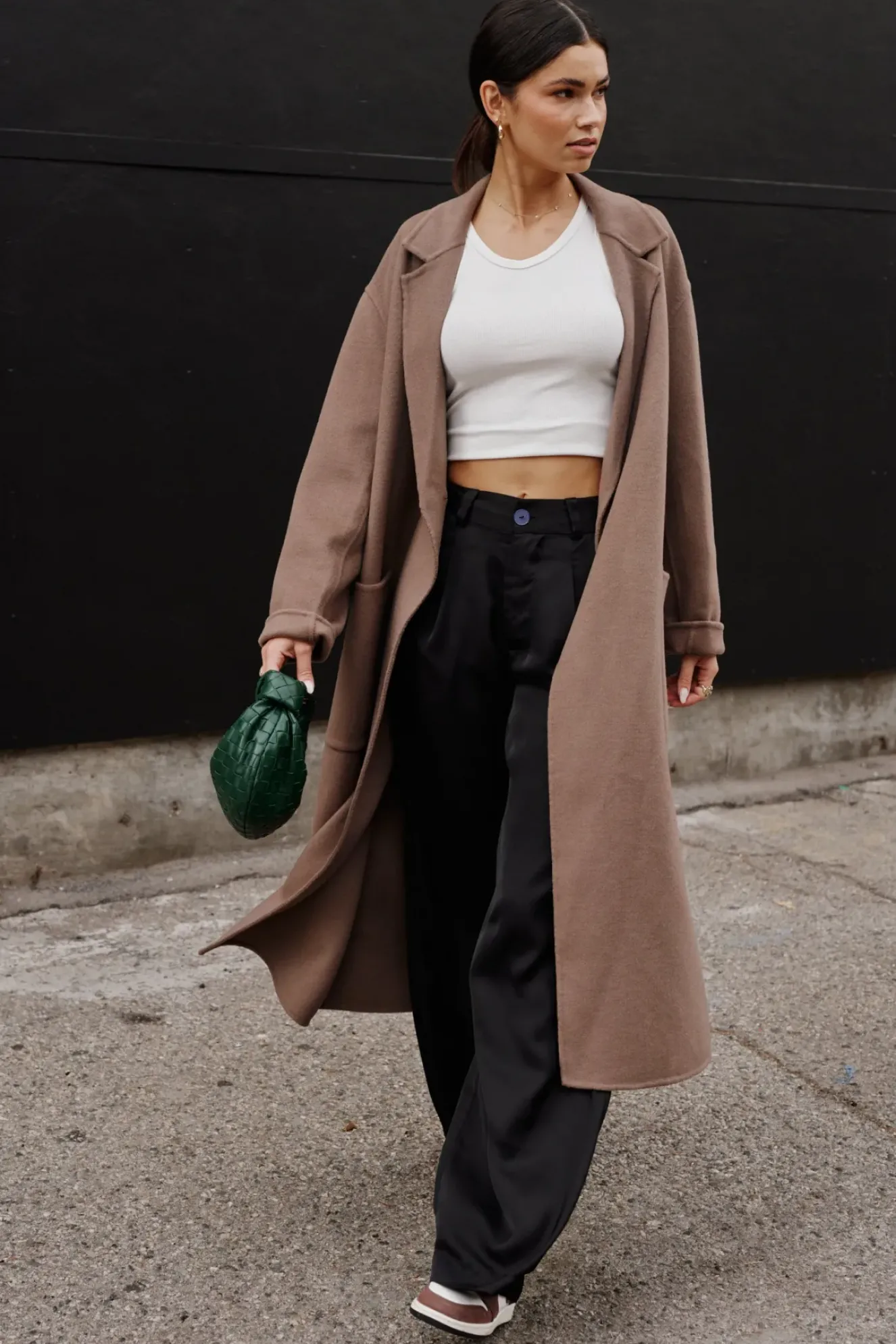 RESA Ryder Coat In Taupe Online