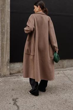 RESA Ryder Coat In Taupe Online