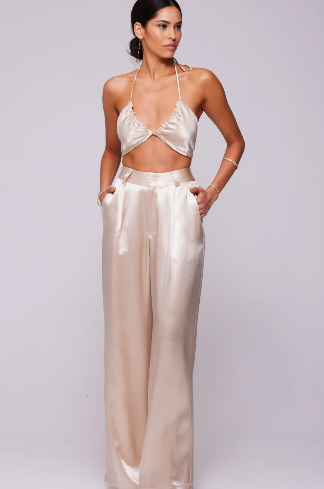 RESA Sasha Trouser In Champagne Cheap