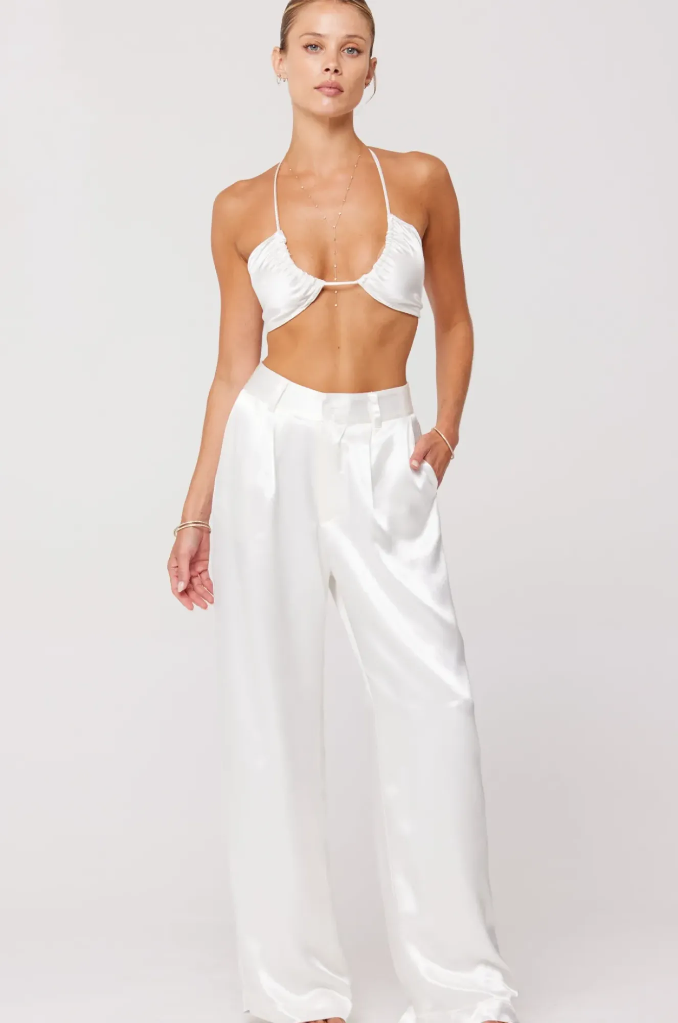 RESA Sasha Trouser In Pearl Discount